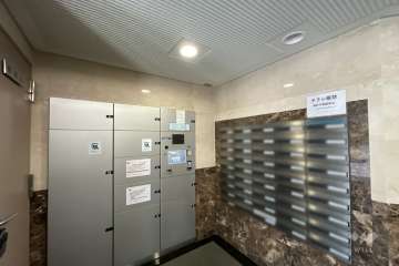 共用ポストと宅配ボックス