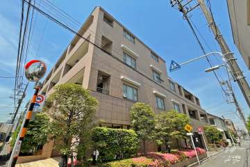 ガーデンホーム久が原の外観（東側から）