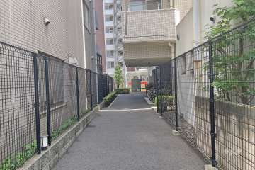 駐輪場の出入り口