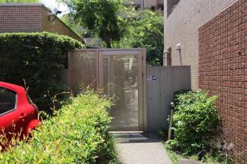 駐輪場の出入り口