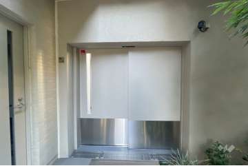 駐輪場の出入り口