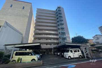 グランイーグル多摩川緑地２の外観（北東側から）