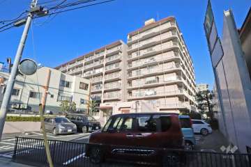 南六郷第2スカイハイツの外観(南西側から)