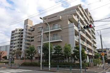 多摩川グリーンスクエアの外観（北西側から）