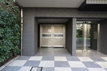 駐輪場の出入り口