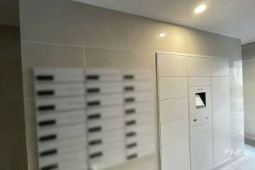 共用ポストと宅配ボックス