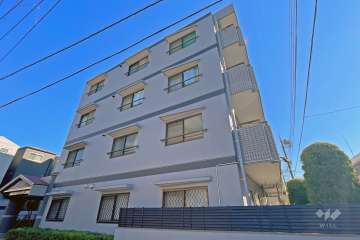 エンゼルハイム萩中の外観（南西側から）