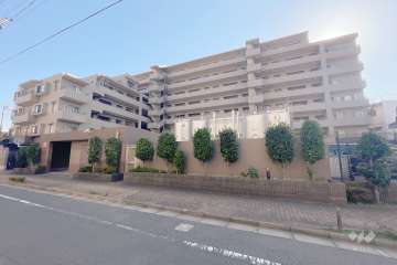 グリーンブリーズ萩中公園パークウイングの外観（北西側から）