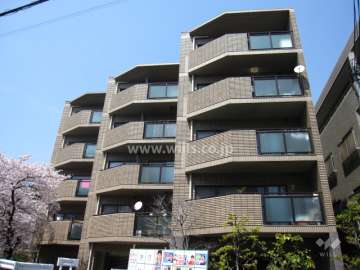 リベール夙川公園の外観（南側から）