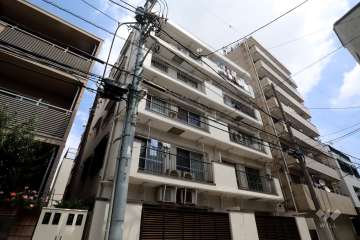 ワコー洗足マンションの外観(南西側から)