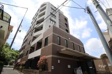 シティインデックス洗足の外観(北東側から)
