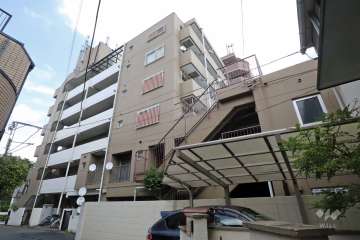 クレードル北千束の外観（南西側から）