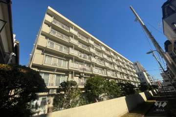 東蒲田サンハイツの外観（南側から）　