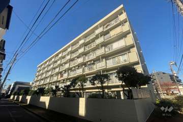 東蒲田サンハイツの外観（北西側から）