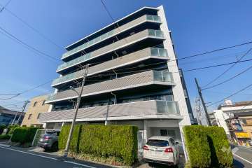 パルミナード蒲田イーストの外観（南東側から）