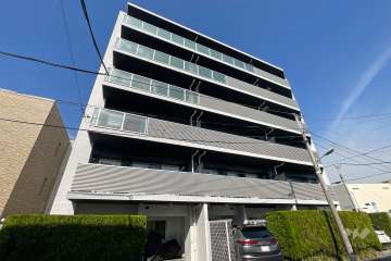 パルミナード蒲田イーストの外観（南西側から）