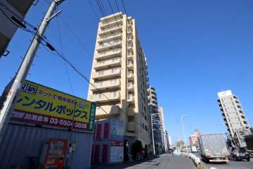 グランシティ蒲田東の外観(南東側から)