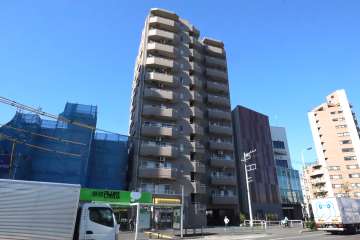 アミスタ北糀谷の外観（南東側から）