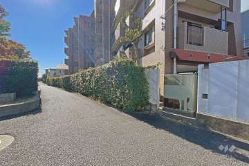 敷地東側前面道路（北側から）