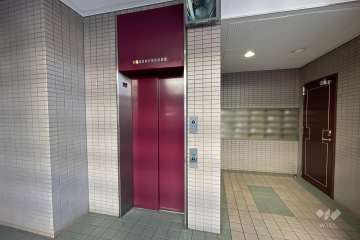 エレベーターホール、共用ポスト