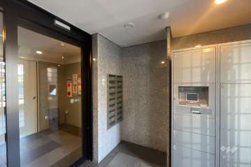 共用ポストと宅配ボックス