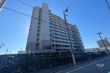 グランイーグル多摩川スカイガーデンの外観（北東側から）