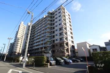 グランイーグル多摩川スカイガーデンの外観（北西側から）