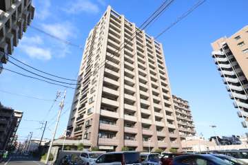 グランイーグル多摩川スカイビューの外観(南西側)