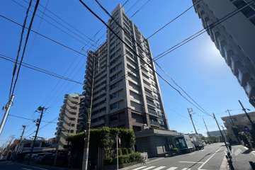 グランイーグル多摩川スカイビューの外観（北西側から）