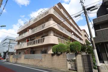 矢口マイコーポの外観（南西側から）