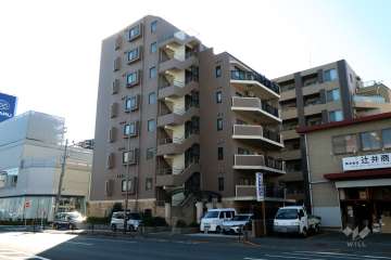 マイキャッスル多摩川３の外観（北東側から）