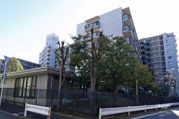 多摩川ハウスの外観（北西側から）