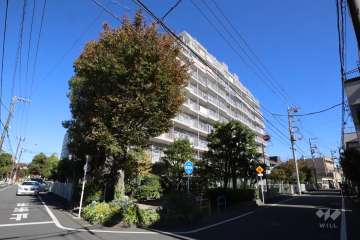 ファミリオン多摩川の外観(南西側から)