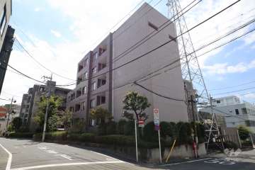 東急ドエルアルス矢口の外観(北東側から)