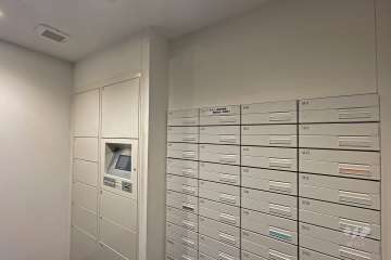 共用ポストと宅配ボックス