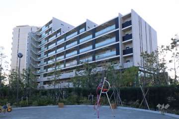 ザ・ガーデンズ大田多摩川の外観(北東側から)