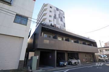ステージグランデ多摩川の外観(北東側から)