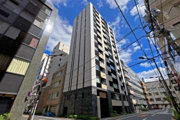 ピアース銀座８丁目の外観（南西側から）