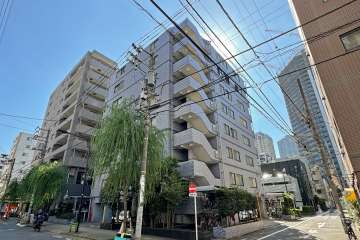 セザール第二月島の外観（北側から）