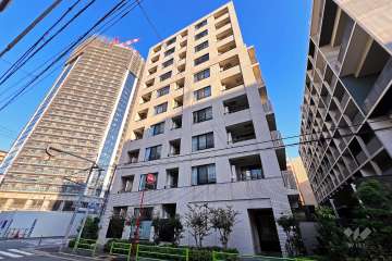 オークプレイス月島の外観（北西側から）