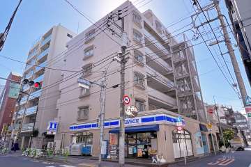 グリーンコーポ月島の外観（北側から）
