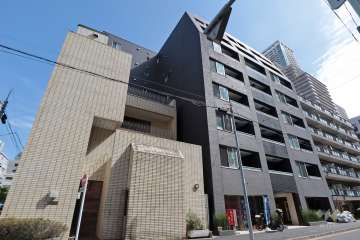 ウィルローズ月島の外観(北西側から)
