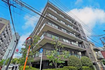 マイキャッスル月島の外観（南側から）