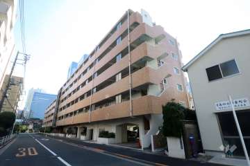 月島ローヤルコーポの外観（北側から）