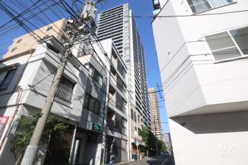 ミッドタワーグランドの外観(南側から)