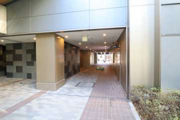 駐輪場の出入り口