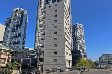 ネオアージュ勝どきみはらしの外観（西側から）