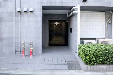 駐輪場の出入り口