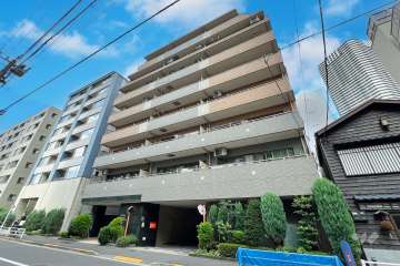 セザールベイサイド勝どきの外観（南側から）