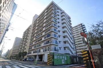 シャンボール第2築地の外観(北側から)